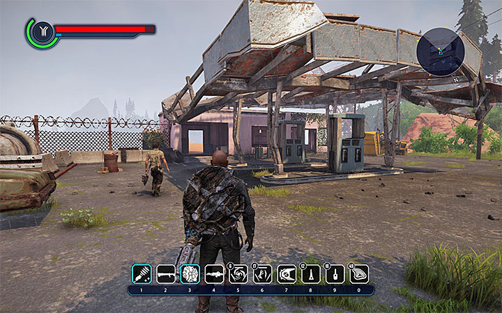 Gas station in Tavar Mountains is located in north-west corner of Tavar (on the border with Abessa) and this place is presented in the picture - Elex: Minor quests in Tavar - Walkthrough - Tavar - Elex Game Guide