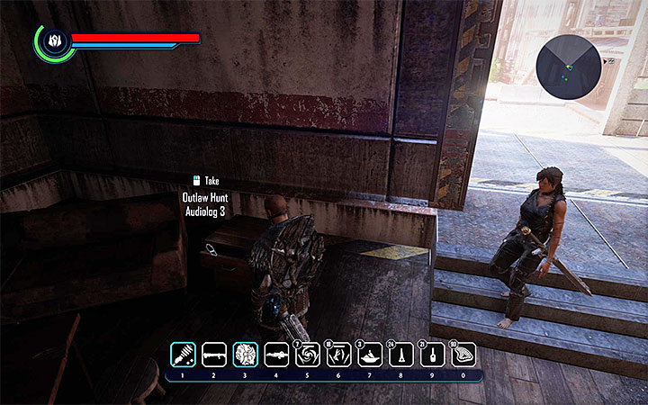 Outlaw Hunt Audiolog 3 is located in The Fort, the qutlaws HQ - Elex: A Bounty Hunter - Walkthrough - Abessa - Elex Game Guide