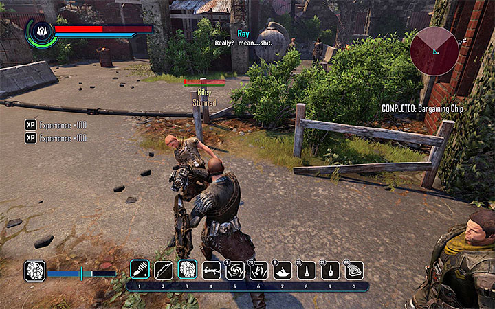 You can beat each one of the NPCs that are connected to this quest but watch out so you dont hit other citizens - Elex: Minor quests in Domed City - Walkthrough - Abessa - Elex Game Guide