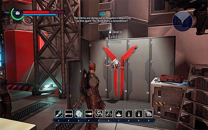 The prototype drone is in a factory in located in the Clerics base - Elex: Minor quests in The Fort - Walkthrough - Tavar - Elex Game Guide