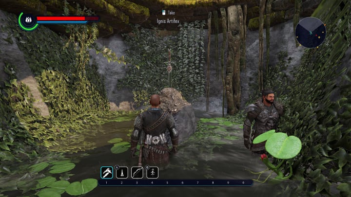 You can find this weapon in the Harvest Time quest, where you help some farmer in harvesting their plants - Elex: Legendary Items - Lists - Elex Game Guide