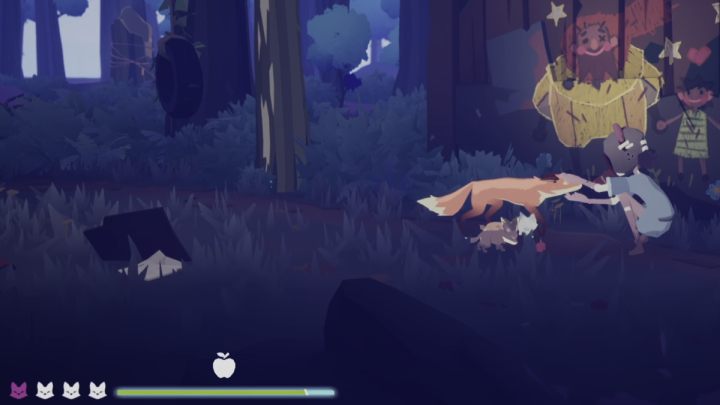 You will find apples on the trees, just shake the trunk and the fruit will fall to the ground - Endling: Omnivore trophy - how to get it? - FAQ - Endling Guide, Walkthrough