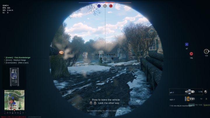 When faced against infantry, the turret works best. - Enlisted: Tanks - tips, controls - Basics - Enlisted Guide