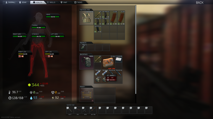 A fractured leg should be treated as soon as possible before the leg gets completely destroyed. - How to heal a fractured leg in Escape from Tarkov? - FAQ - Escape from Tarkov Guide