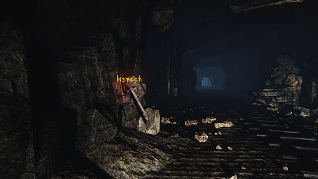 Stop the engine, collect the tool and return to the stand next to the elevator - Murder in the mine | Walkthrough - Walkthrough - The Vanishing of Ethan Carter Game Guide & Walkthrough