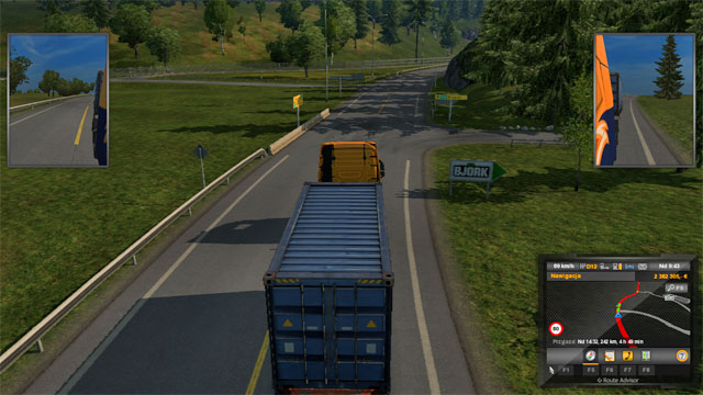 Most of the roads in Norway are full of bends and lead through mountainous areas - ETS 2: Scandinavia - Norway | Roads characteristic - Roads characteristic - Euro Truck Simulator 2: Scandinavian Expansion Game Guide