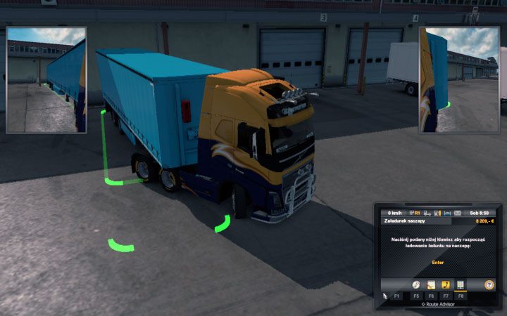 After selecting an order you must go to the company from which you will take the cargo - Cargo market in ETS2 Beyond the Baltic Sea - Whats new? - Euro Truck Simulator 2 Game Guide