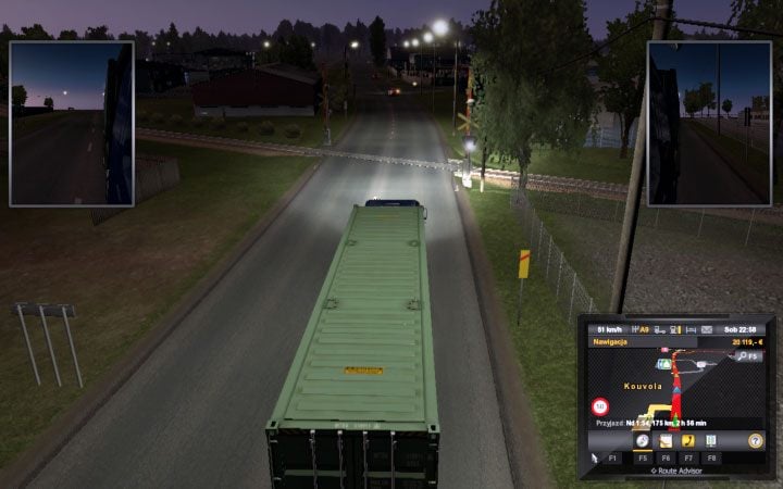 The roads here are narrow, there are many objects, but they are scattered - Finland in Euro Truck Simulator 2 Beyond the Baltic Sea - New cities - Euro Truck Simulator 2 Game Guide