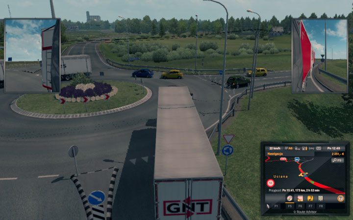 The city is located at a narrow road - Lithuania in Euro Truck Simulator 2 Beyond the Baltic Sea - New cities - Euro Truck Simulator 2 Game Guide