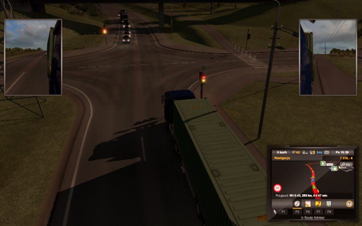 The road to the center is narrow and it features signals, roundabouts etc - Lithuania in Euro Truck Simulator 2 Beyond the Baltic Sea - New cities - Euro Truck Simulator 2 Game Guide