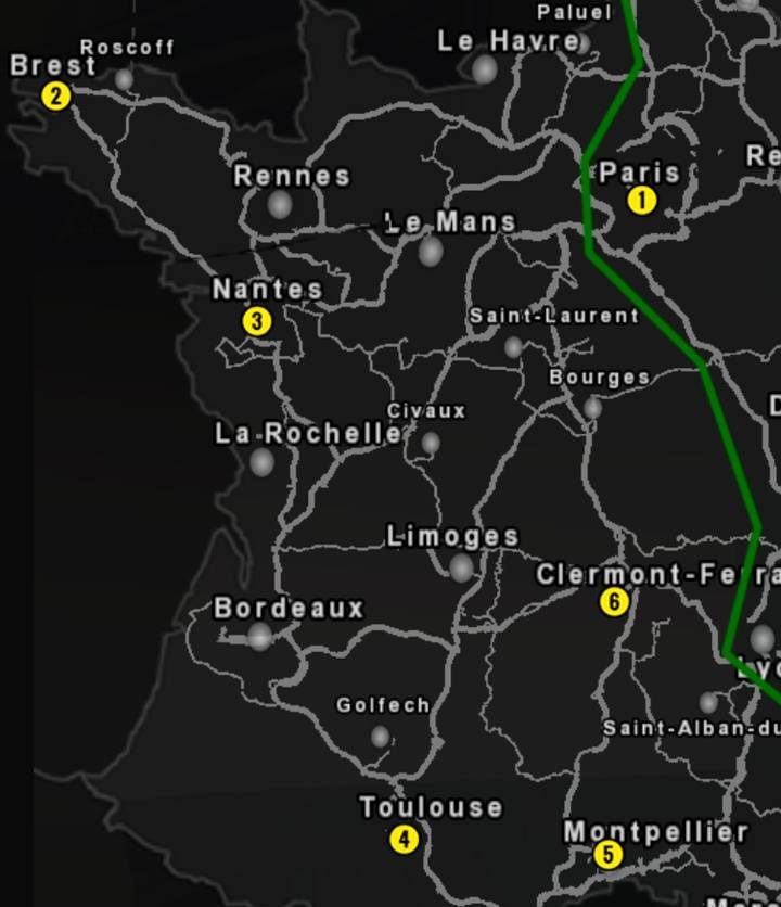 Deliver cargo to all cargo airport terminals in France - ETS2: DLC Achievements - list - Achievements Guide - Euro Truck Simulator 2 Game Guide