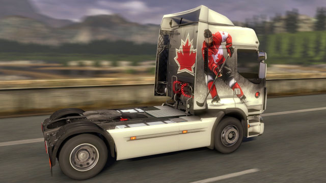 This add-on gives you four additional paint jobs in the United States colors - ETS2: Official DLCs - list - First steps - Euro Truck Simulator 2 Game Guide