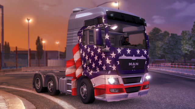 This add-on gives you four additional paint jobs in the Brazilian colors - ETS2: Official DLCs - list - First steps - Euro Truck Simulator 2 Game Guide