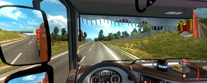 Your interior can be decorated with numerous gadgets - ETS2: Upgrades and customization - Repair and modifications - Euro Truck Simulator 2 Game Guide