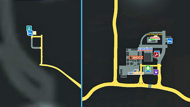 The city is located on a coast, close to a port - Benelux (Belgium, the Netherlands, Luxembourg) | Cities - Cities - Euro Truck Simulator 2 Game Guide