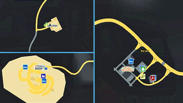 Reims is a city located half way between Paris and German border - France | Cities - Cities - Euro Truck Simulator 2 Game Guide