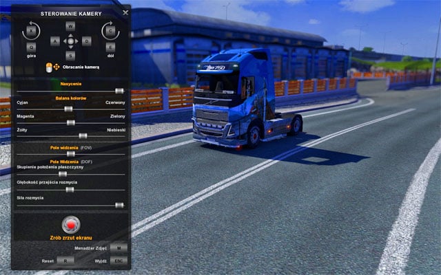 ETS2: Photo studio - Interface Guide - gamepressure.com