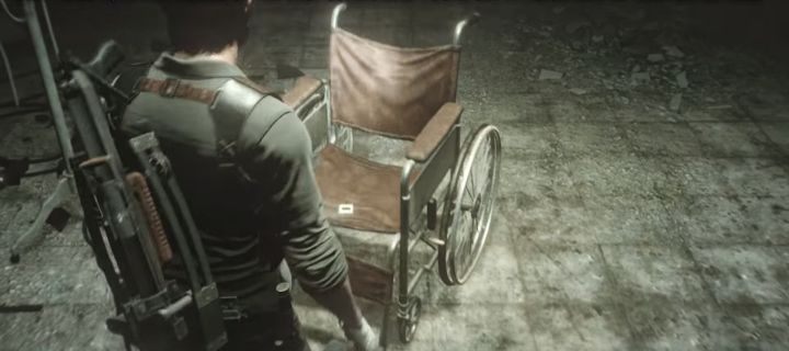 The Slide is in the wheelchair. - Secrets and collectibles - Chapter 3 Evil Within 2 - Secrets and collectibles - The Evil Within 2 Game Guide