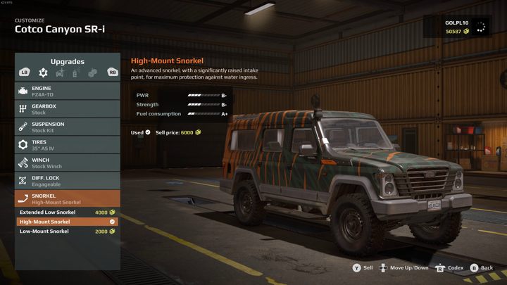 A mandatory element of truck equipment that may come into contact with deep water is a snorkel - Expeditions MudRunner: How to drive through water? - FAQ - Expeditions MudRunner Guide