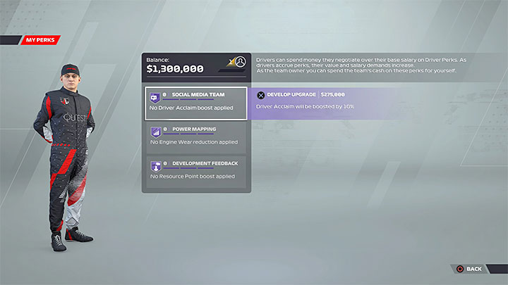 Each driver is also described with a number of other statistics - F1 22: Career - tips and team management - Basics - F1 22 Guide