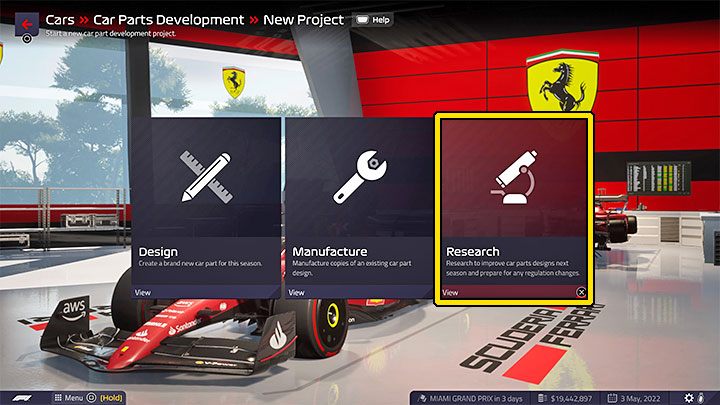 You can and should prepare for the changes scheduled for the next season, thanks to Research - F1 Manager 2022: New Season - Rule Changes, Research - Basics - F1 Manager 2022 Guide