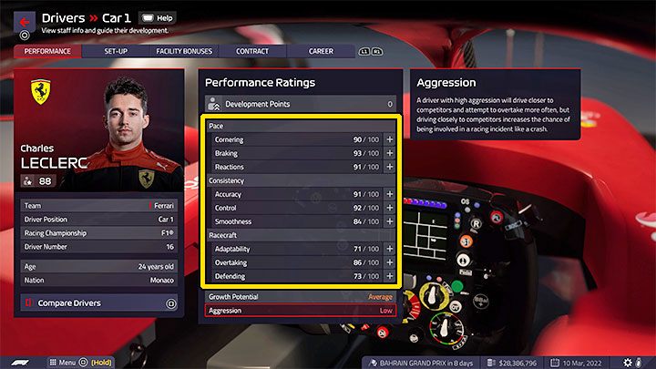 How to unlock: Have a driver with 100 in any performance rating - F1 Manager 2022: Trophies / Achievements - list of all, trophy guide - Appendix - F1 Manager 2022 Guide