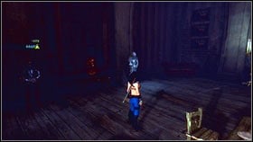 You have to move through the room so that the skull gets to that point - Sunset House - p. 2 - Side Missions - Fable III - Game Guide and Walkthrough