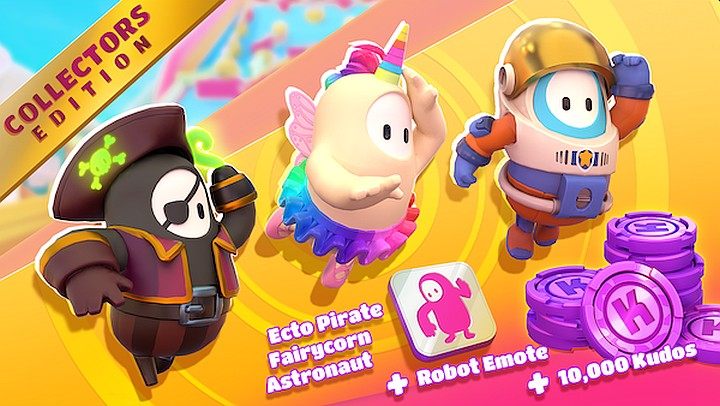 3) Buying paid extras for the game - at the time of the release of Fall Guys, there was a special a collectors package available which included a pirate, fairy and astronaut costumes - Fall Guys: Customize character - change of appearance - Basics - Fall Guys Guide