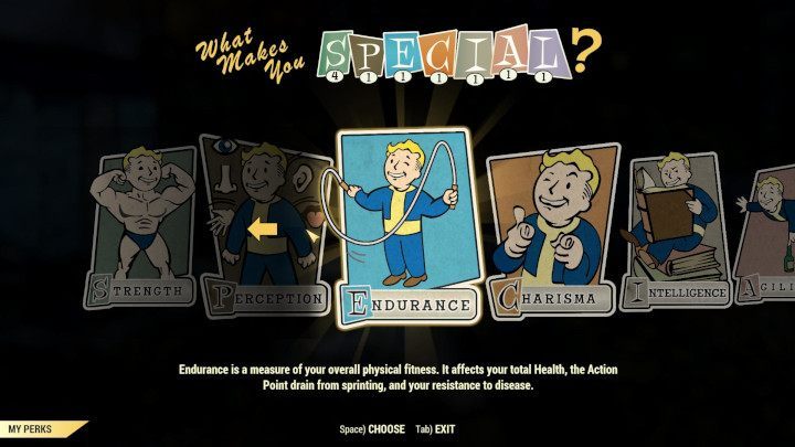 Up to level 50, you will be able to develop your preferred SPECIAL attribute by one point. - Character creation and S.P.E.C.I.A.L. stats in Fallout 76 - Character creation - Fallout 76 Guide