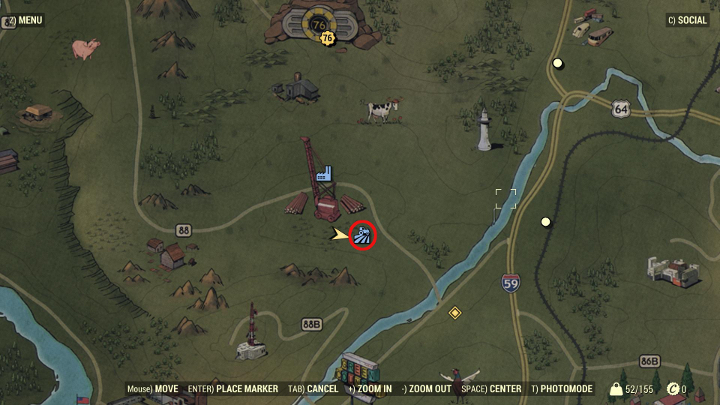 Wixon Homestead is located right next to the Gilman Lumber Mill. - A good weapon to start with in Fallout 76 - Gameplay basics - Fallout 76 Guide