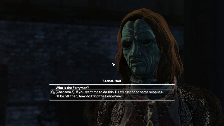 During the Charybdis quest you must use the southern entrance to Thameshaven and follow a linear path leading through this location - Fallout London: How to save the Ferryman in the Charybdis quest? - Fallout: London: Quests - Fallout London Guide