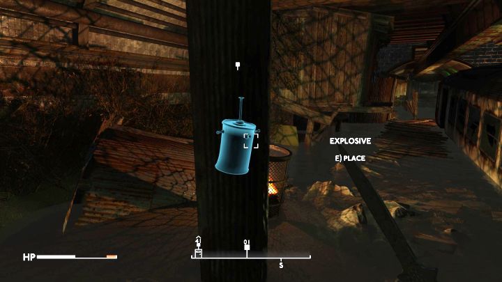 Travel along the narrow footbridges to the bomb planting site - Fallout London: How to save the Ferryman in the Charybdis quest? - Fallout: London: Quests - Fallout London Guide