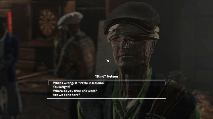 You will learn about the necessity to find Yvette in Millwall at the headquarters of the Vagabonds faction, i - Fallout London: How to get to Millwall (Meeting in Millwall quest)? - Fallout: London: Quests - Fallout London Guide