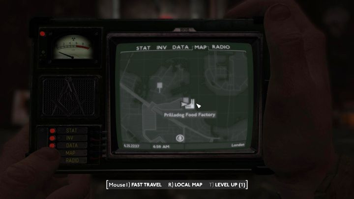 You will pass by a dog food factory called Prilladog Food Factory on your way to Thameshaven - Fallout London: How to adopt Churchill? - Fallout: London: Factions and companions - Fallout London Guide