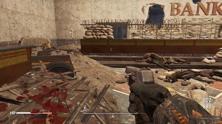 Once you manage to collect all the keys and get rid of the bandits in the bank, head to the large gate leading to the bank's main vault - Fallout London: How to recruit Kiera? - Fallout: London: Factions and companions - Fallout London Guide