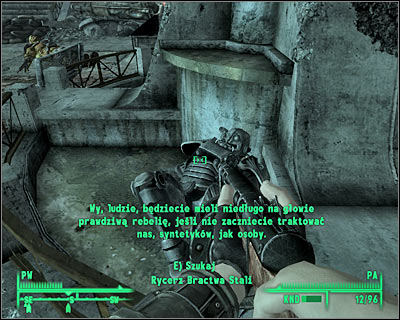 You may talk to Sarah Lyons again when its safe and shell thank you for all the help youve done in defeating the supermutants - Fallout 3: Main quests 5 - Following in his footsteps - walkthrough - Main quests - Fallout 3 Game Guide