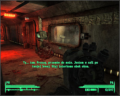 You can open the isolation rooms by hacking into the central security terminal and choosing a correct option from the main menu, or by approaching a large fire console (screen) - Fallout 3: Main quests 11 - Finding the garden of eden - walkthrough - Main quests - Fallout 3 Game Guide