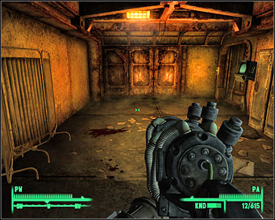 If youre travelling without Fawkes, you must turn right once youve entered the hazardous area - Fallout 3: Main quests 11 - Finding the garden of eden - walkthrough - Main quests - Fallout 3 Game Guide