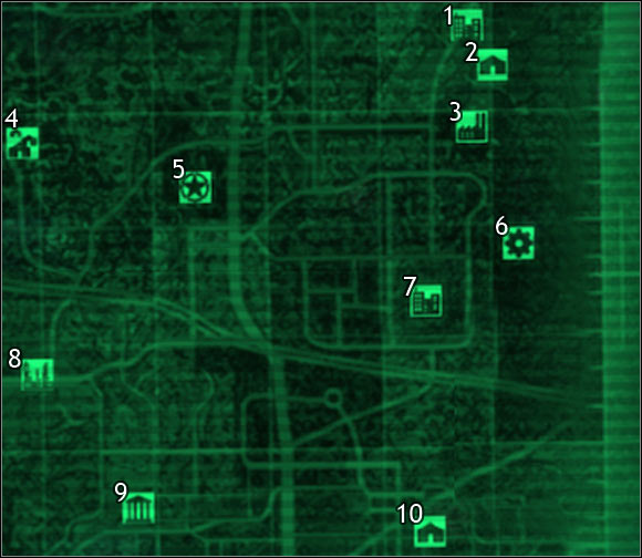 Fallout 3: Sector 5, Sector 6, Maps Of The World 