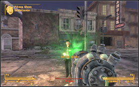 Go to meet Rotface (M6B:8), who can provide you with some useful information and rumors only for a cap - Kings Gambit - NCR - Fallout: New Vegas - Game Guide and Walkthrough