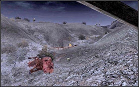 Cass will ask you if you could diverge a little bit and visit the place, where her caravan was attacked - Heartache by the Number - Side quests - Fallout: New Vegas - Game Guide and Walkthrough