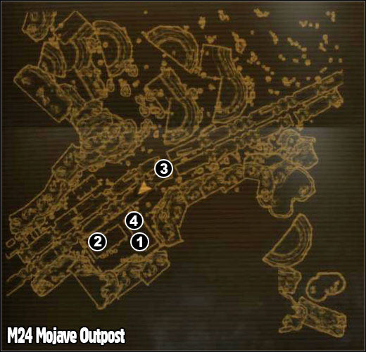 1 - M24 - Mojave Outpost - Maps - Fallout: New Vegas - Game Guide and Walkthrough