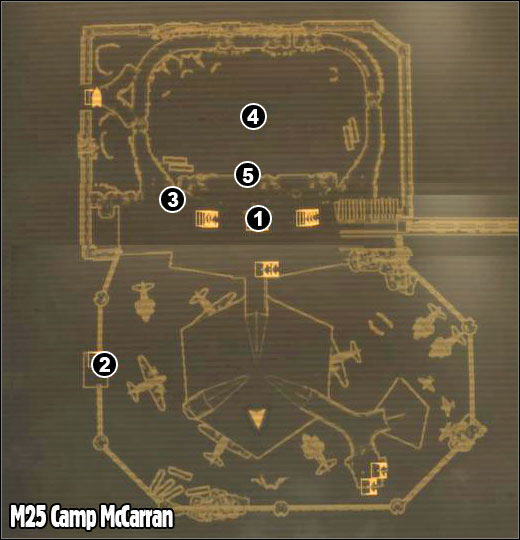 M25 Camp Mccarran Maps Fallout New Vegas Game Guide 5487