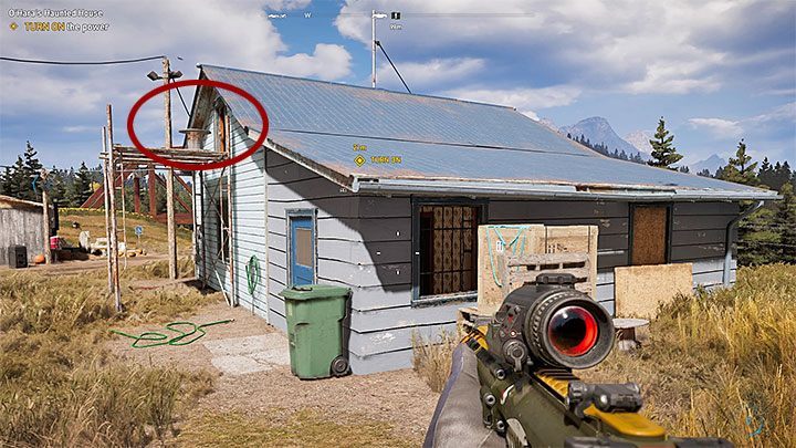 The entrance to the Haunted House is closed and you have to start by solving this problem - How to reach OHaras Haunted House in Far Cry 5? - FAQ - Far Cry 5 Game Guide