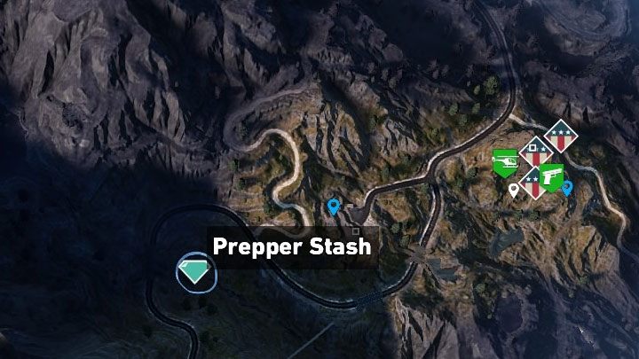 This is one of the prepper stashes in Whitetail Mountains - Cult locations and prepper stashes in Whitetail Mountains - Whitetail Mountains - Far Cry 5 Game Guide