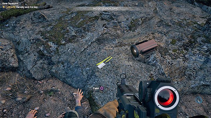 You have to look for Dansky who went searching for the titular Sasquatch - Cult locations and prepper stashes in Whitetail Mountains - Whitetail Mountains - Far Cry 5 Game Guide