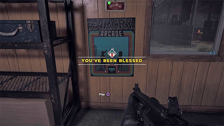 You will find out that you are on the Faiths target, when the game displays a message that you have been blessed (an example of such a message is presented in the attached screenshot) - Leap of Faith; Ignorance is Bliss (cult kidnapping missions) in Far Cry 5 - Henbane River - Far Cry 5 Game Guide