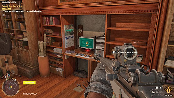 Ultimately, you have to get inside the building and use the stairs leading to the first floor - Far Cry 6: Surgical Extraction - walkthrough - Valle De Oro - Far Cry 6 Guide