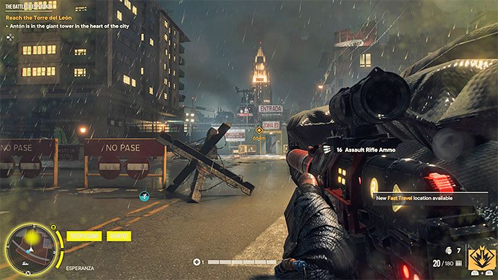 Torre del Leon is the name of the large skyscraper, which is the headquarters of Anton Castillo - Far Cry 6: The Battle of Esperanza - walkthrough - Esperanza - Far Cry 6 Guide