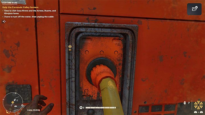 As for the first farm (Casa Rivera), you must destroy the boards from Picture 1 to reveal the valve and be able to interact with it - Far Cry 6: Everything to Lose - walkthrough - El Este - Far Cry 6 Guide